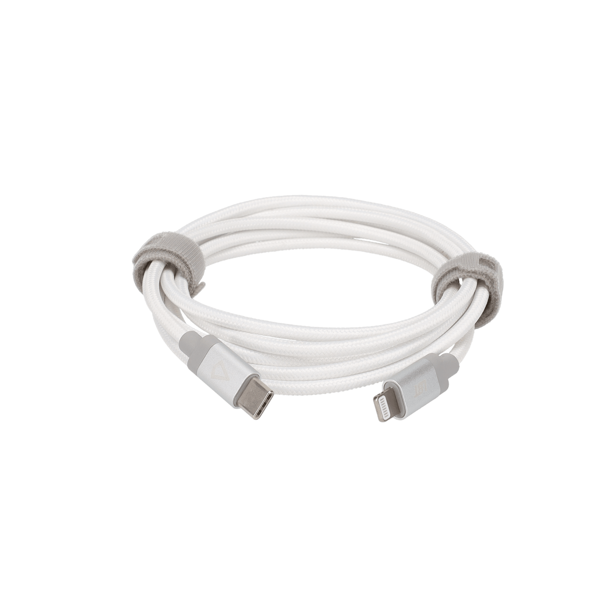 5 Ft. Braided White Cable (USB-C to Lightning)