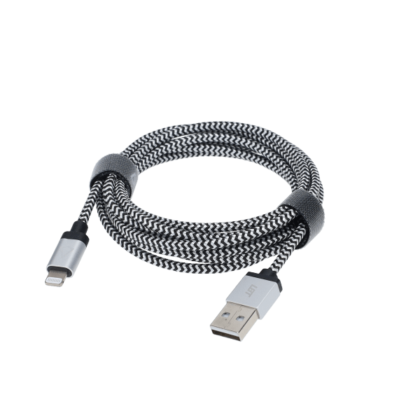 7 Ft. Braided Cable (USB-A to Lightning Cable)