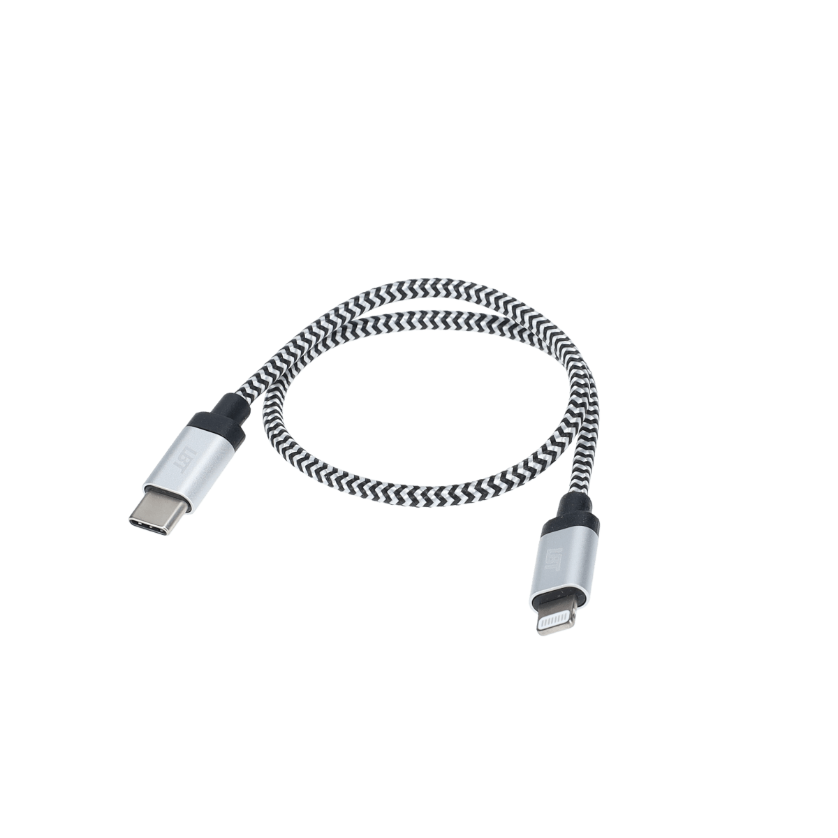 1 ft Braided Cable (USB-C to Lightning Cable)