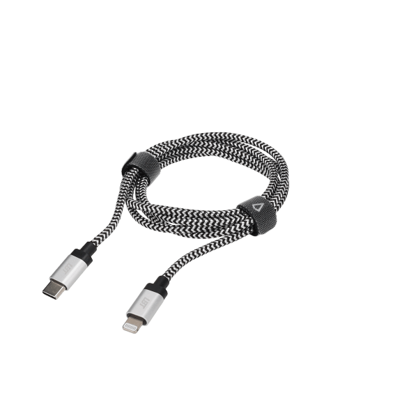 4 Ft. Braided Cable (USB-C to Lightning Cable)