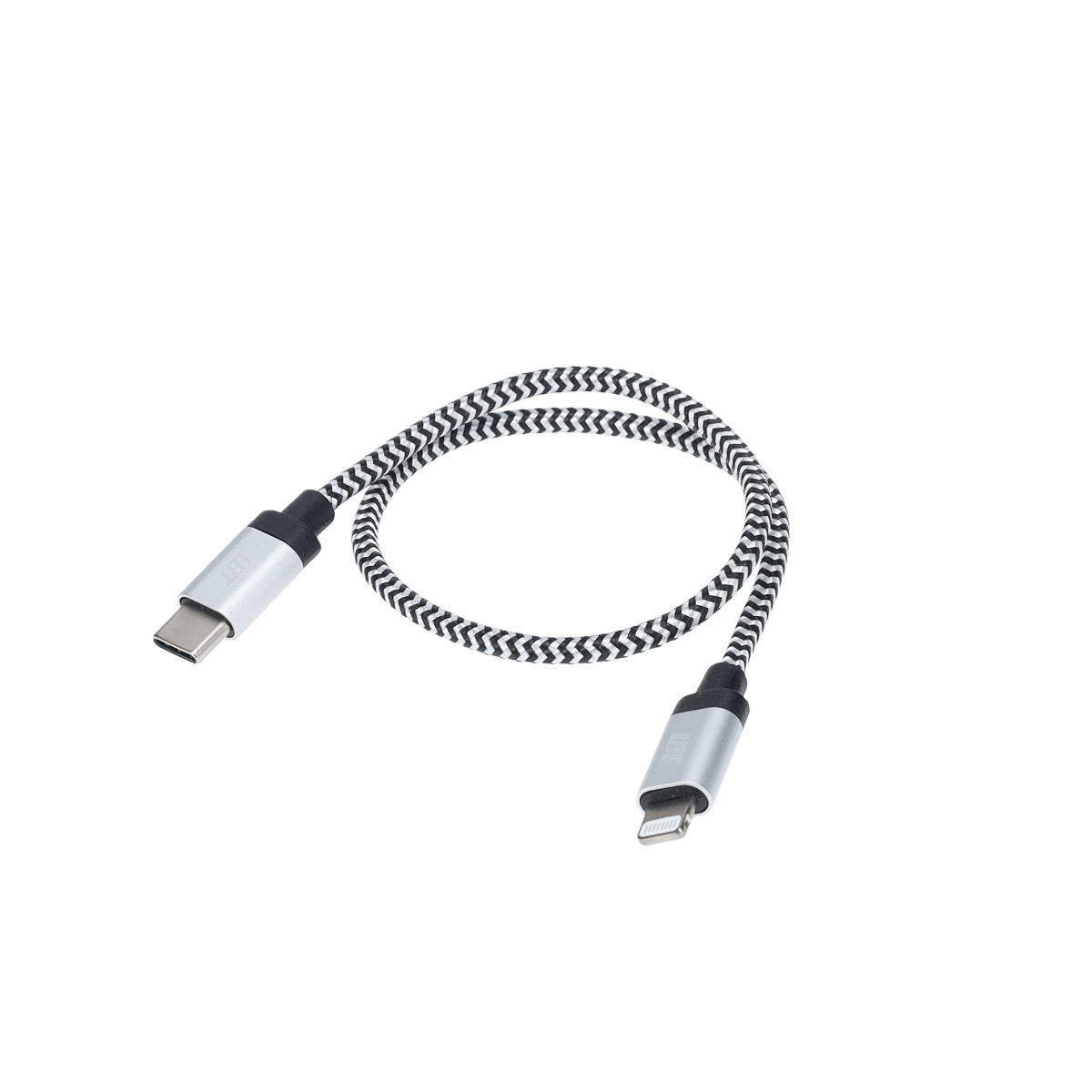 1 ft Braided Cable (USB-C to Lightning Cable)