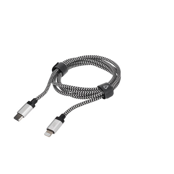 4 Ft. Braided Cable (USB-C to Lightning Cable)