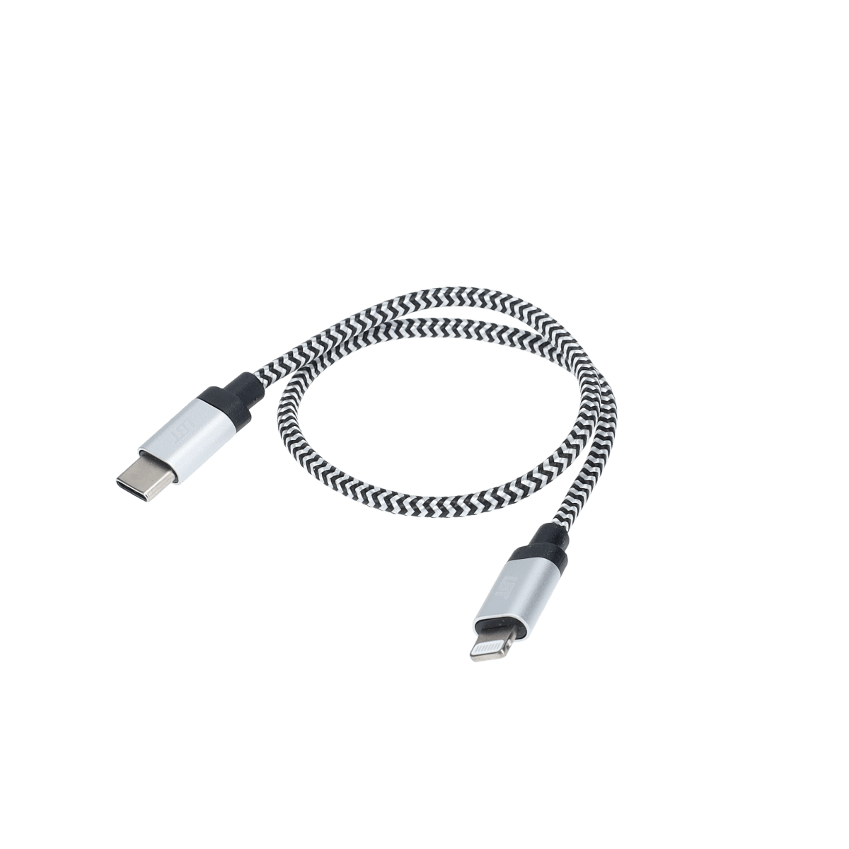 1 ft Braided Cable (USB-C to Lightning Cable)
