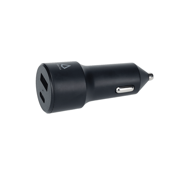 20W Dual Port Car Charger with 4ft Cable (USB-C to C)