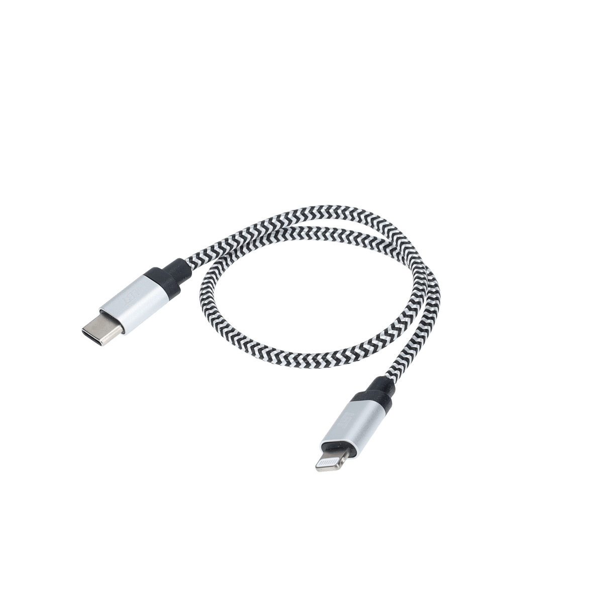 1 ft Braided Cable (USB-C to Lightning Cable)
