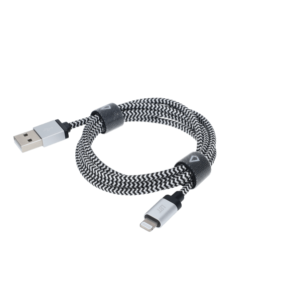 4 Ft. Braided Cable (USB-A to Lightning Cable)