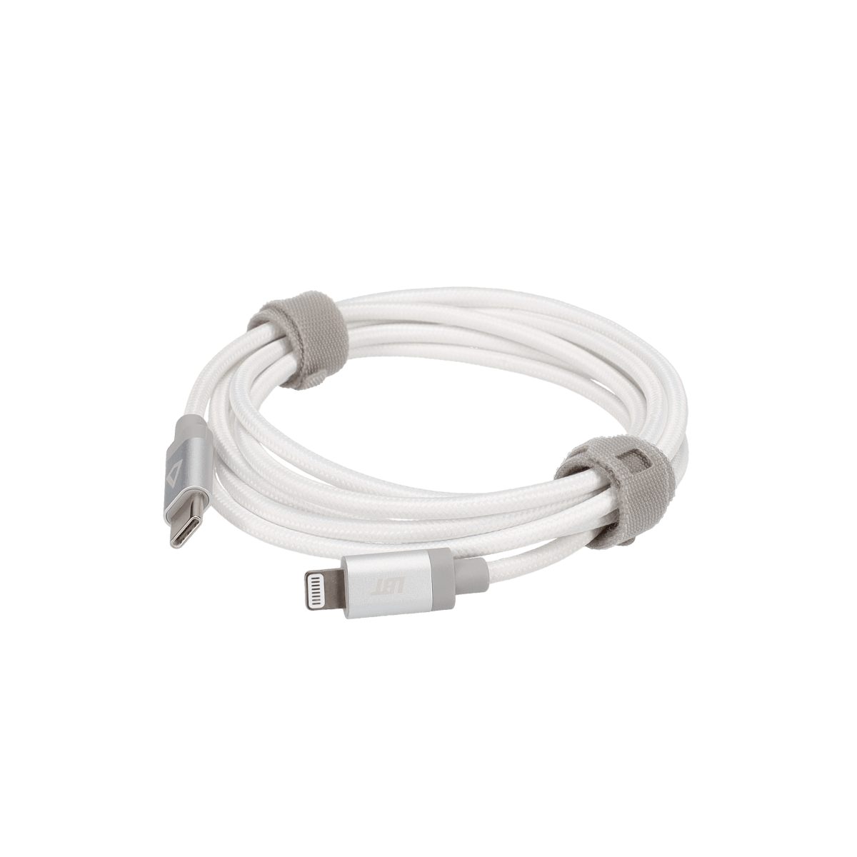 5 Ft. Braided White Cable (USB-C to Lightning)