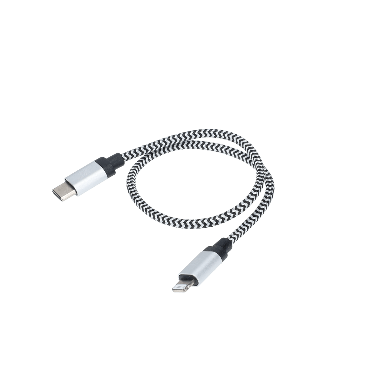 1 ft Braided Cable (USB-C to Lightning Cable)