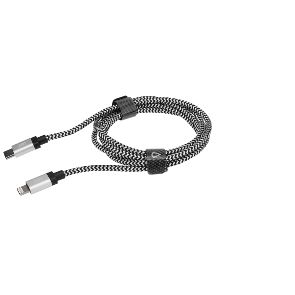 4 Ft. Braided Cable (USB-C to Lightning Cable)