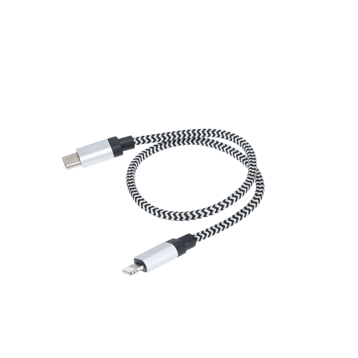 1 ft Braided Cable (USB-C to Lightning Cable)