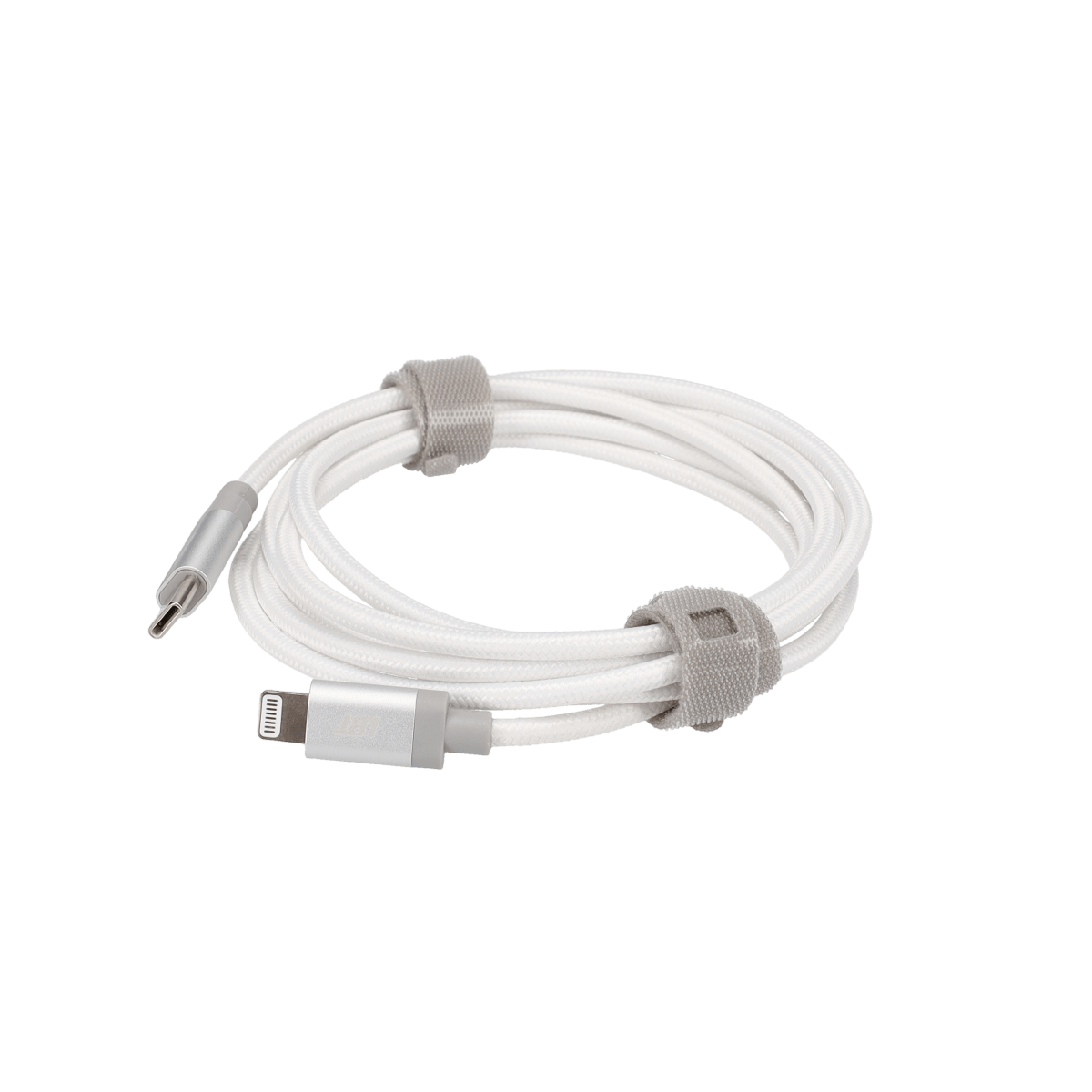 5 Ft. Braided White Cable (USB-C to Lightning)