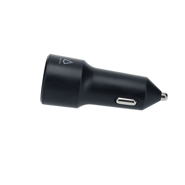 20W Dual Port Car Charger with 4ft Cable (USB-C to C)