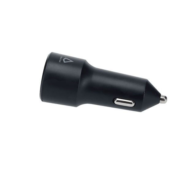 20W Dual Port Car Charger with 4ft Cable (USB-C to C)