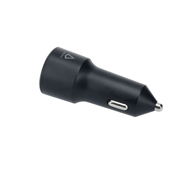 20W Dual Port Car Charger with 4ft Cable (USB-C to C)