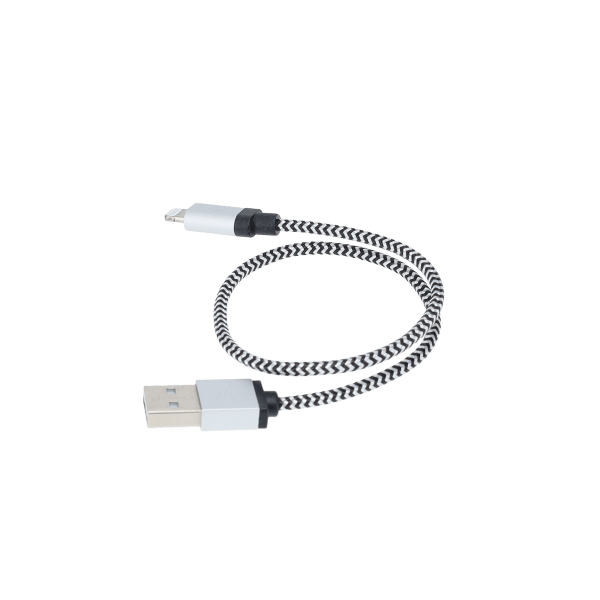 1 Ft. Braided Cable (USB-A to Lightning Cable)