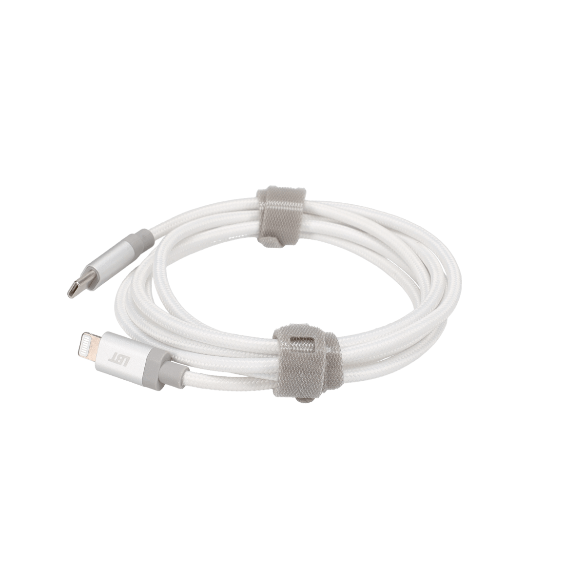5 Ft. Braided White Cable (USB-C to Lightning)