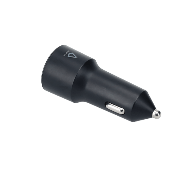 20W Dual Port Car Charger with 4ft Cable (USB-C to C)