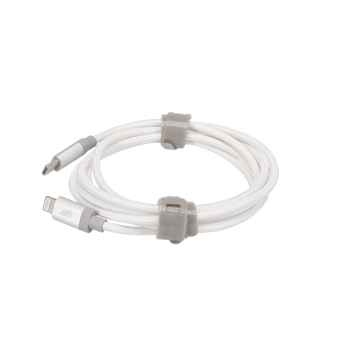 5 Ft. Braided White Cable (USB-C to Lightning)