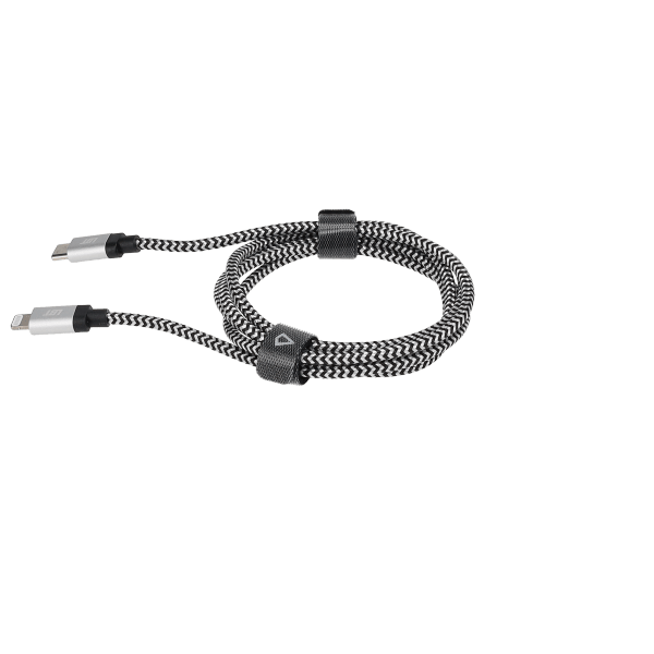 4 Ft. Braided Cable (USB-C to Lightning Cable)