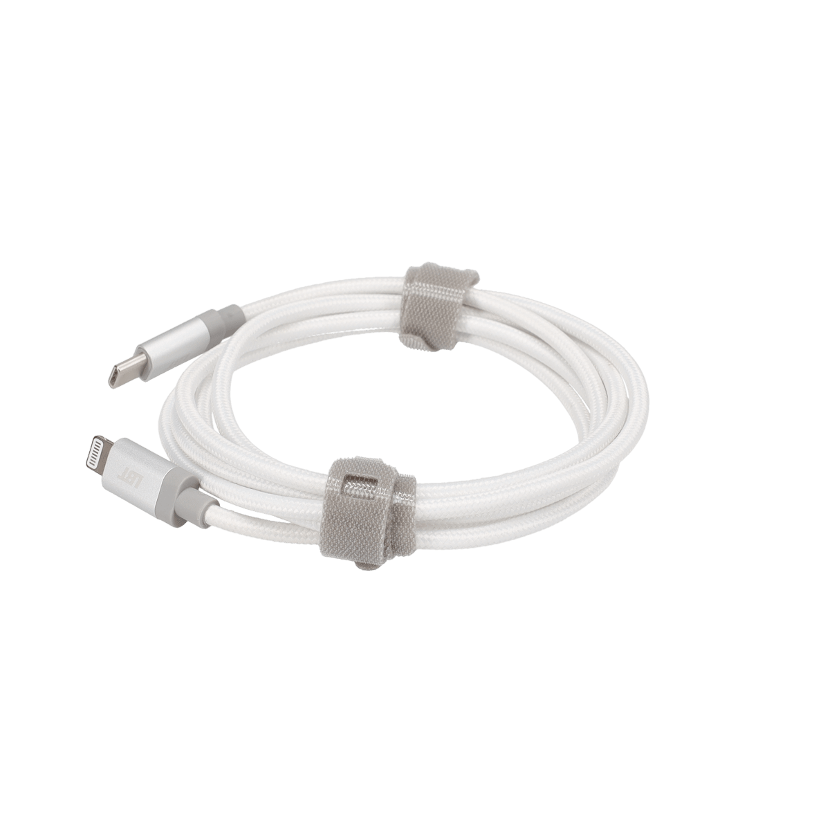 5 Ft. Braided White Cable (USB-C to Lightning)