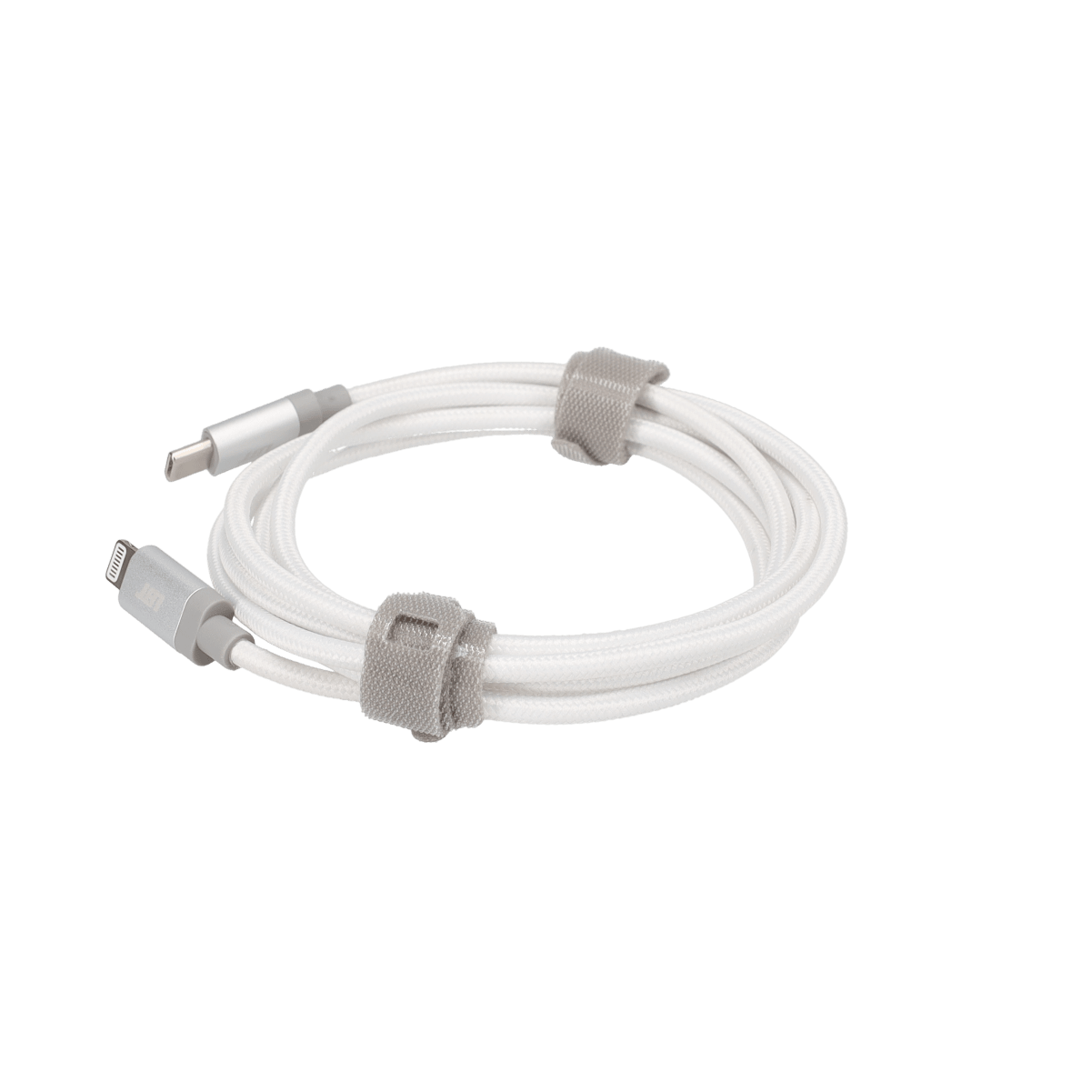 5 Ft. Braided White Cable (USB-C to Lightning)