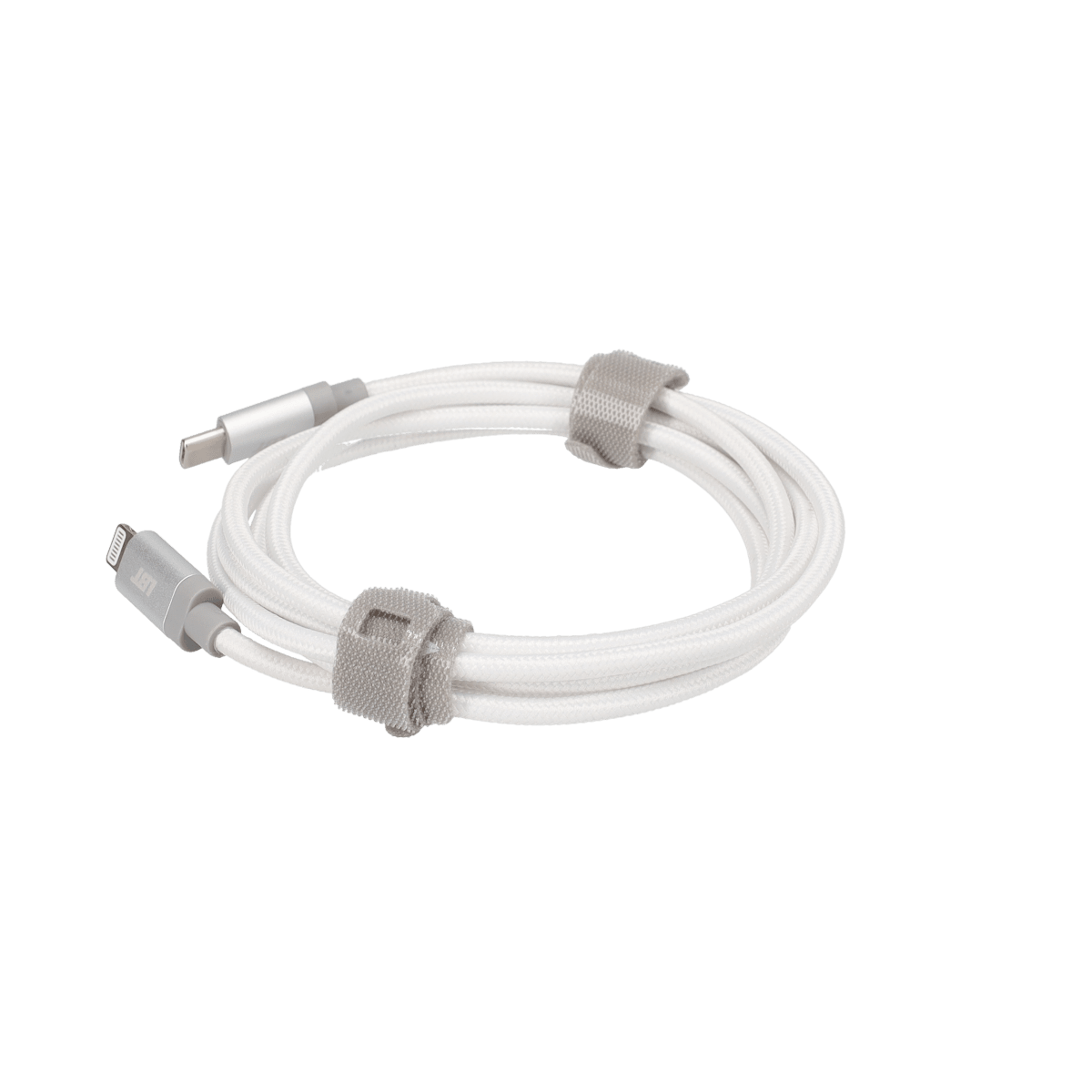 5 Ft. Braided White Cable (USB-C to Lightning)
