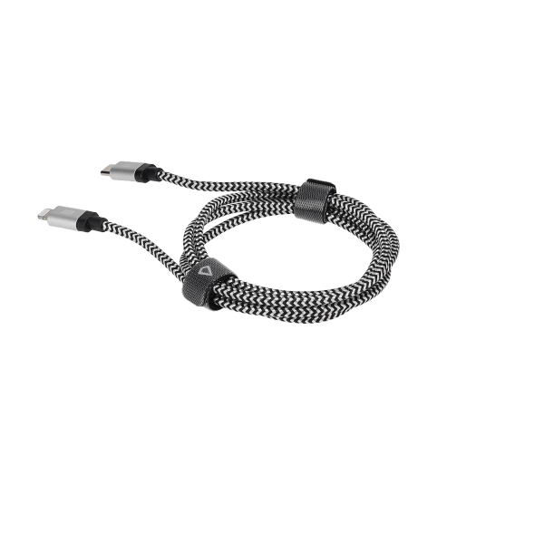 4 Ft. Braided Cable (USB-C to Lightning Cable)