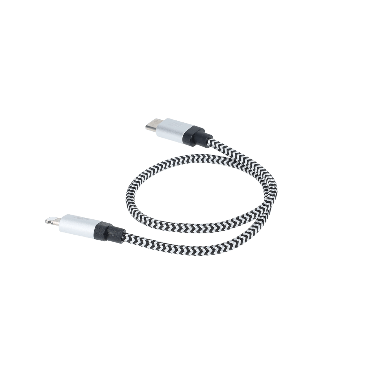 1 ft Braided Cable (USB-C to Lightning Cable)