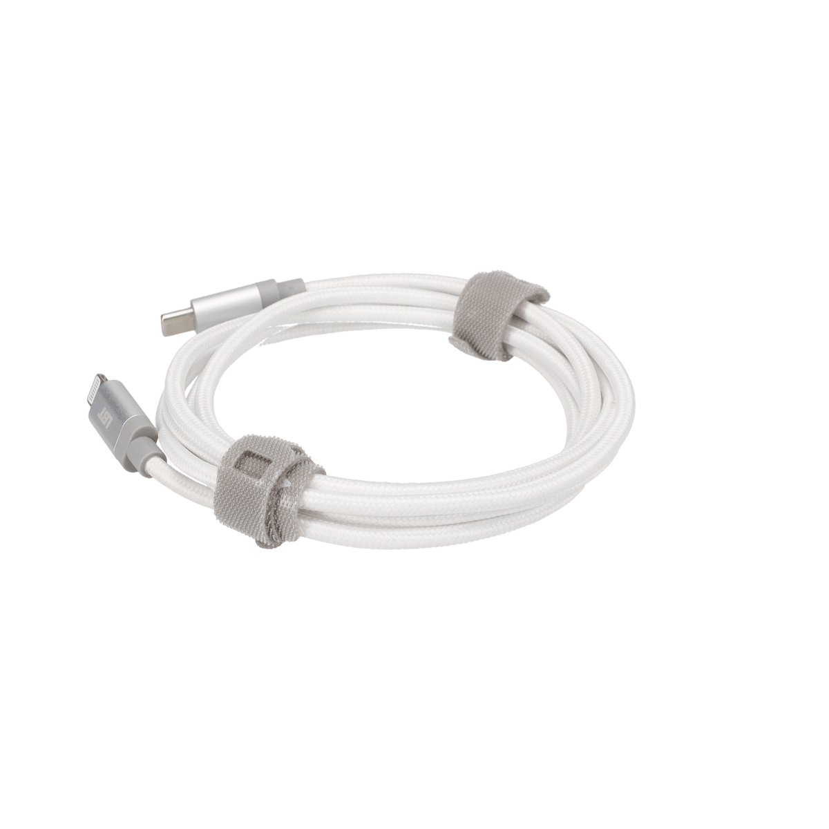 5 Ft. Braided White Cable (USB-C to Lightning)