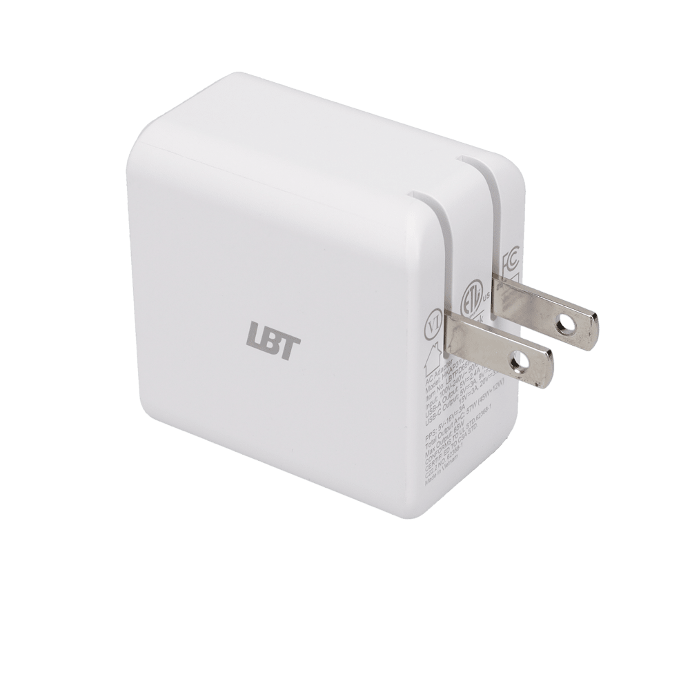 65W Dual-Port GaN PD Wall Charger (MiNi)