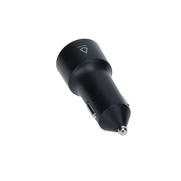 20W Dual Port Car Charger with 4ft Cable (USB-C to C)