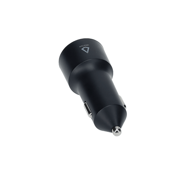 20W Dual Port Car Charger with 4ft Cable (USB-C to C)