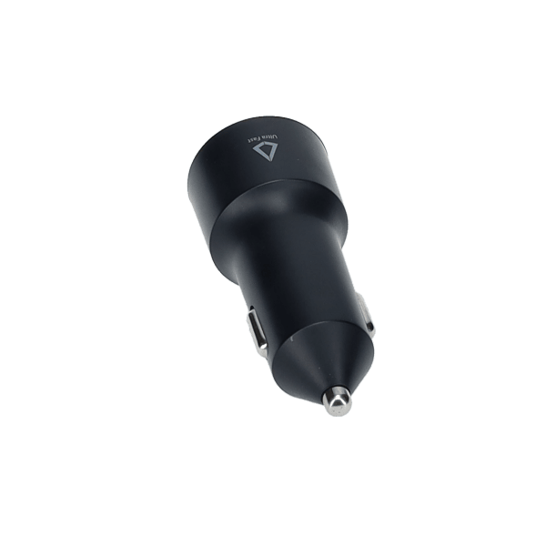 20W Dual Port Car Charger with 4ft Cable (USB-C to C)