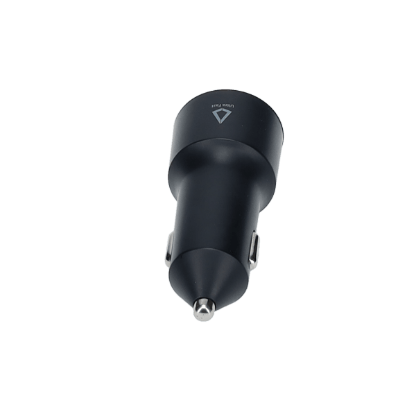 20W Dual Port Car Charger with 4ft Cable (USB-C to C)
