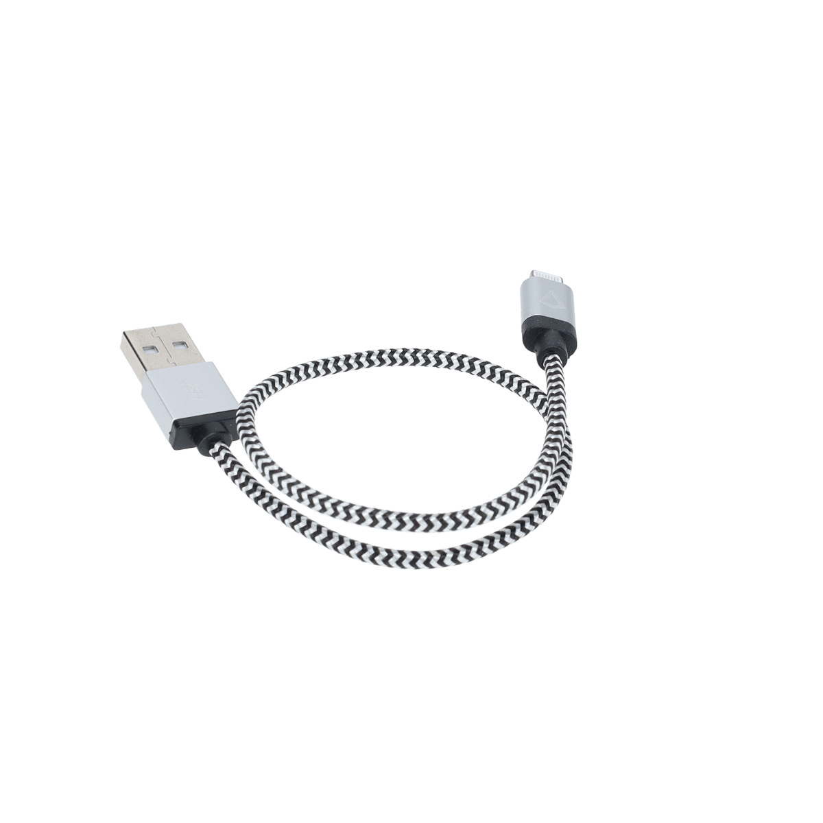 1 ft Braided Cable (USB-A to Lightning Cable)