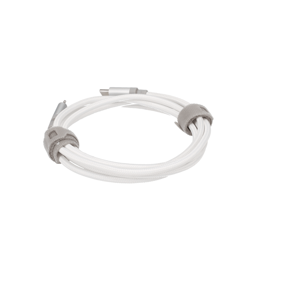 5 Ft. Braided White Cable (USB-C to Lightning)