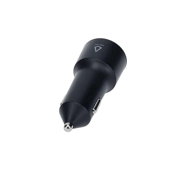 20W Dual Port Car Charger with 4ft Cable (USB-C to C)
