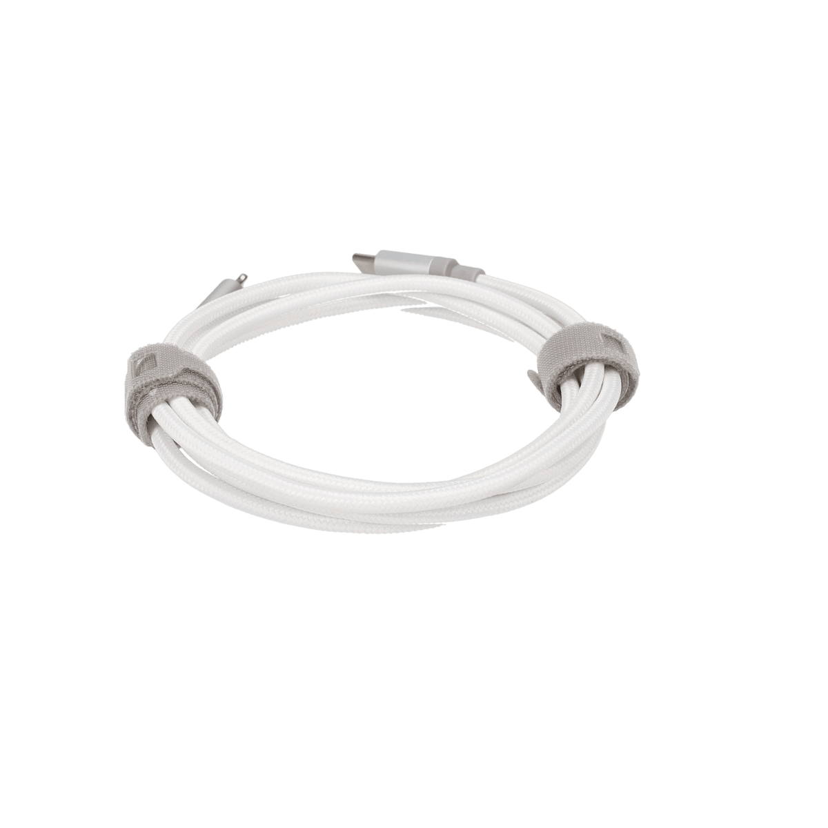 5 Ft. Braided White Cable (USB-C to Lightning)