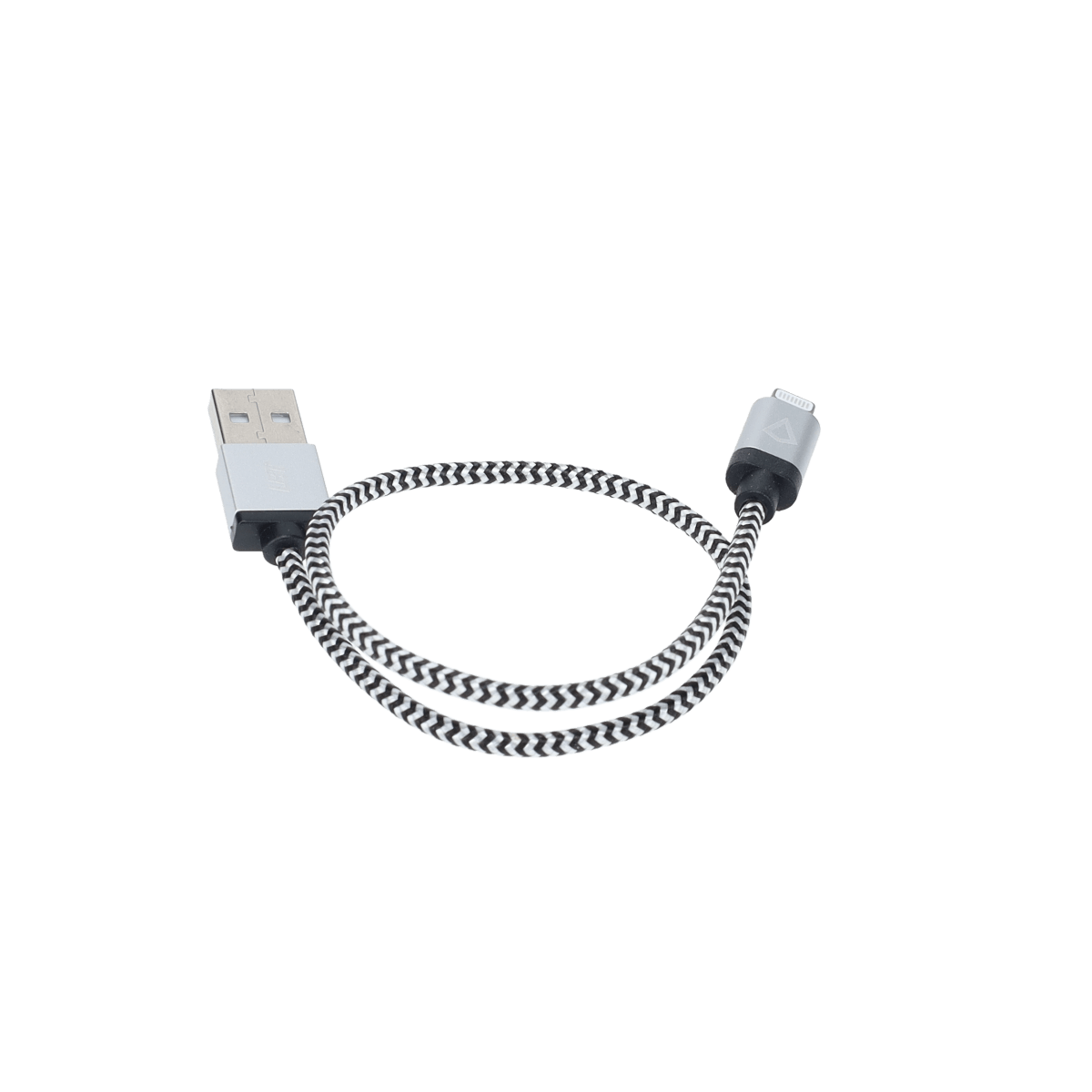 1 ft Braided Cable (USB-A to Lightning Cable)
