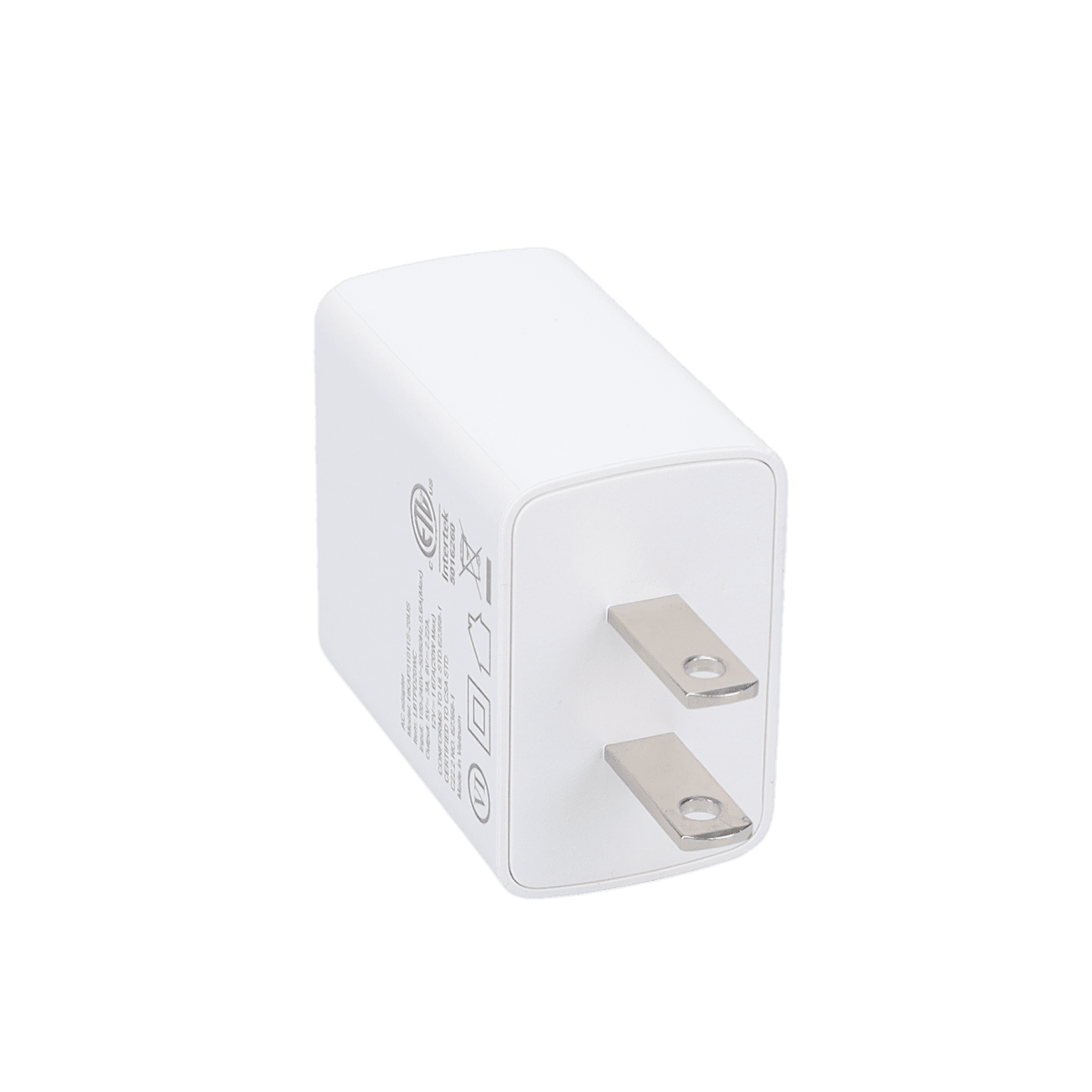 20W PD Wall Charger with 5 Ft Braided Cable (USB-C to USB-C)