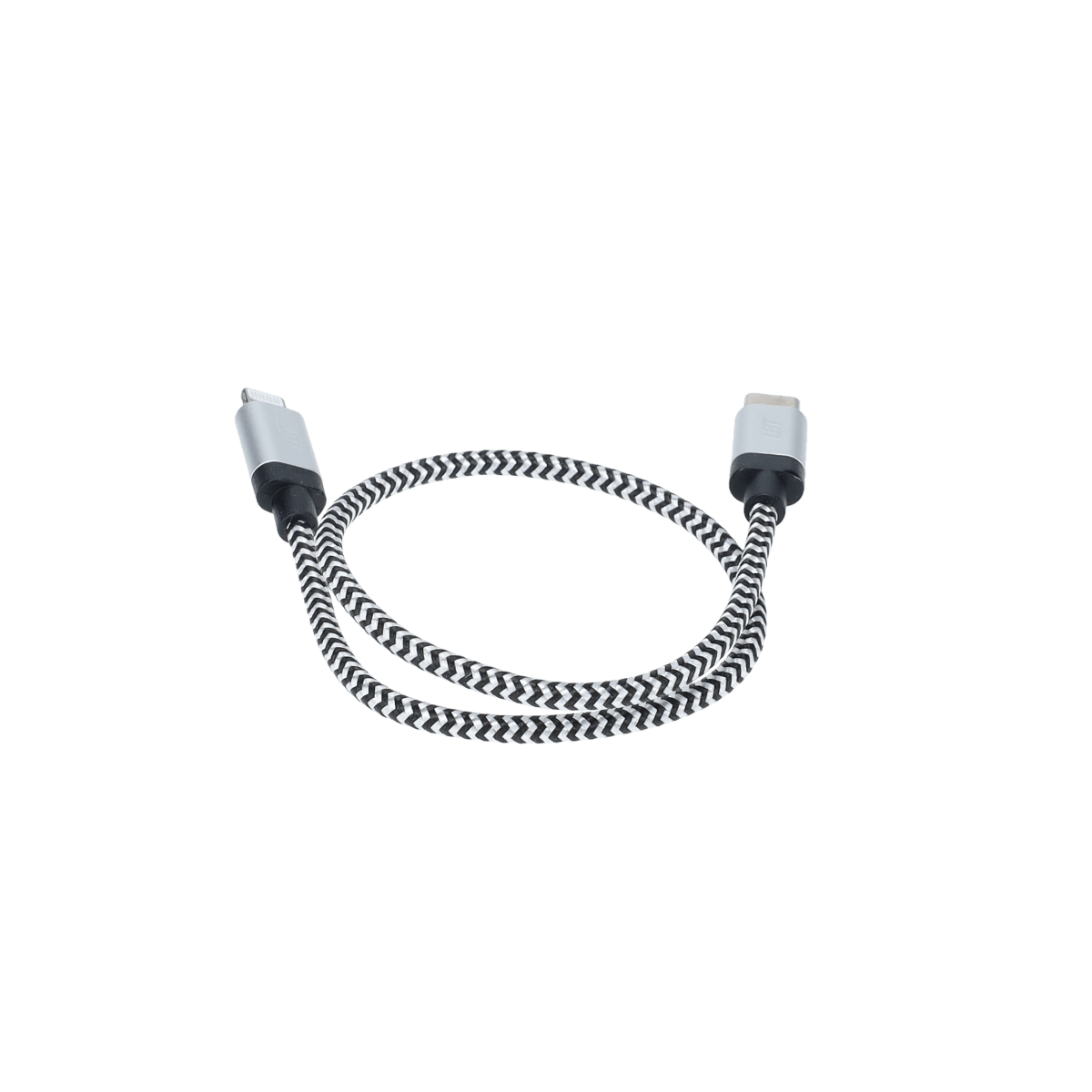 1 ft Braided Cable (USB-C to Lightning Cable)