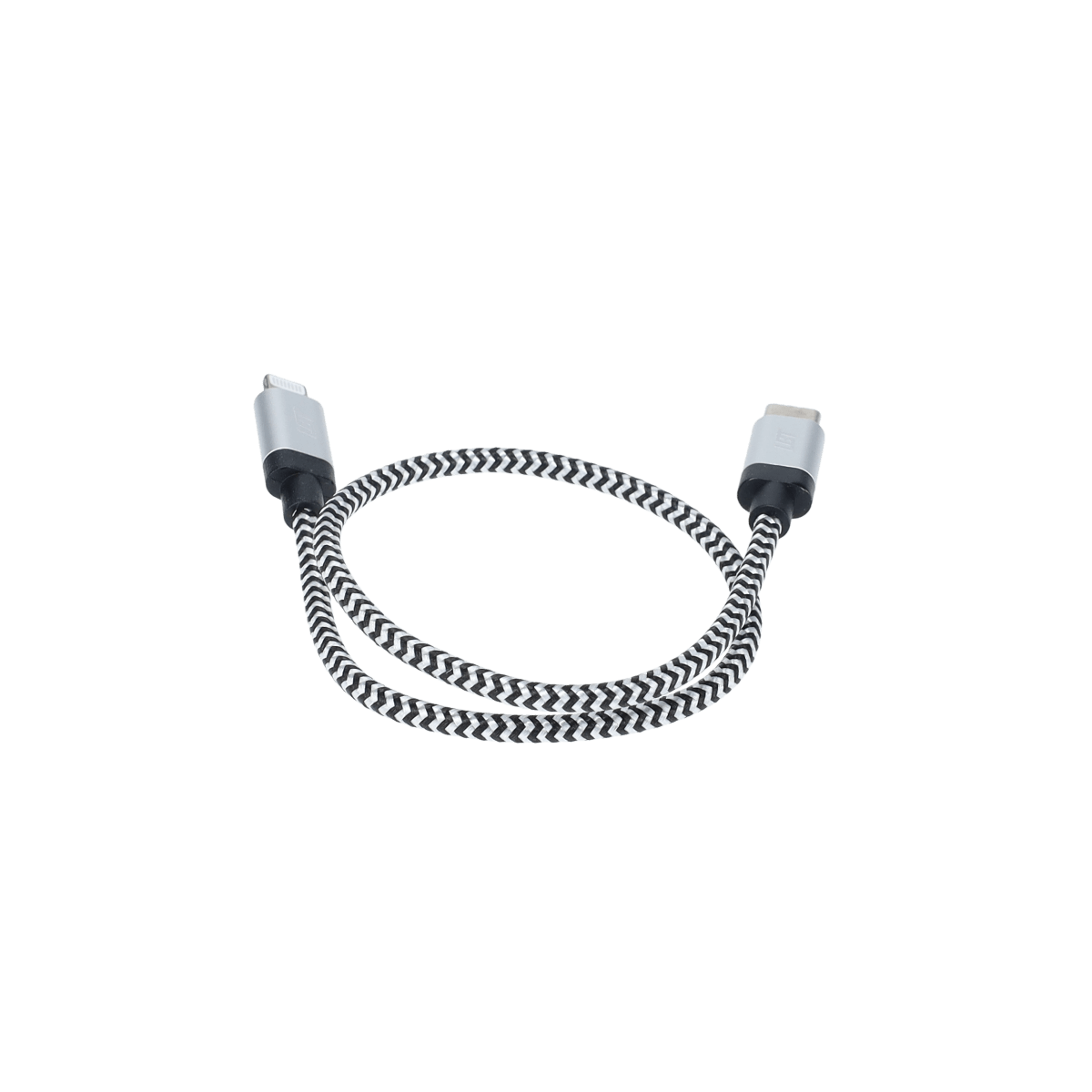 1 ft Braided Cable (USB-C to Lightning Cable)