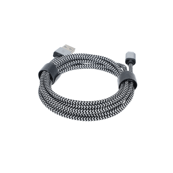 7 Ft. Braided Cable (USB-A to Lightning Cable)