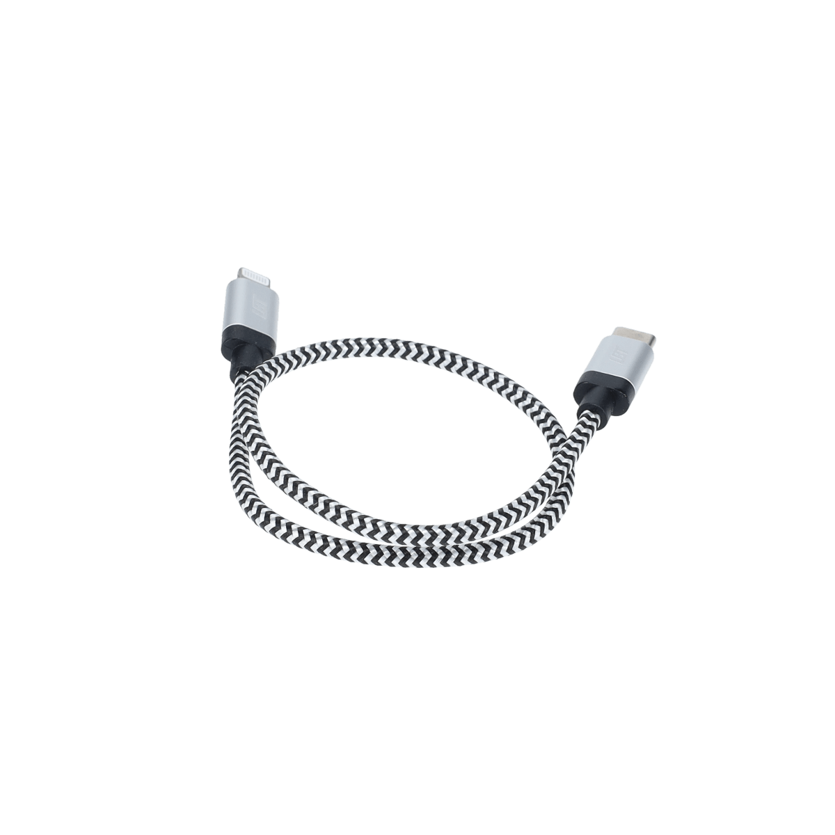 1 ft Braided Cable (USB-C to Lightning Cable)