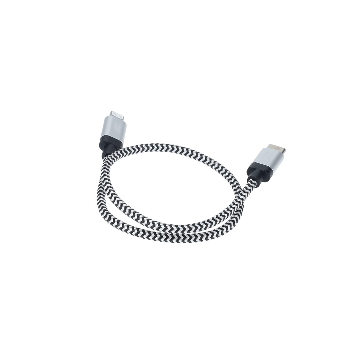 1 ft Braided Cable (USB-C to Lightning Cable)