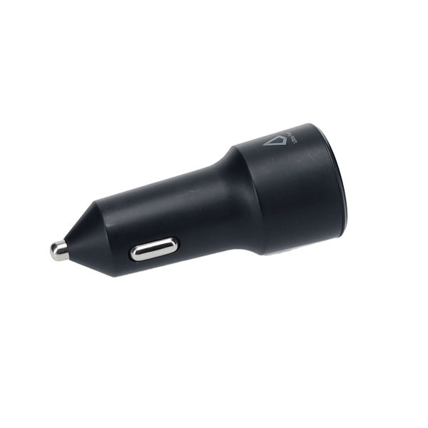 20W Dual Port Car Charger with 4ft Cable (USB-C to C)