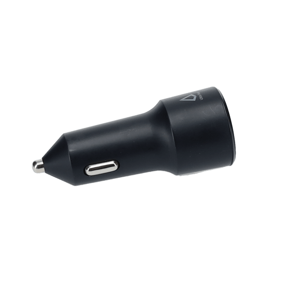 20W Dual Port Car Charger with 4ft Cable (USB-C to C)