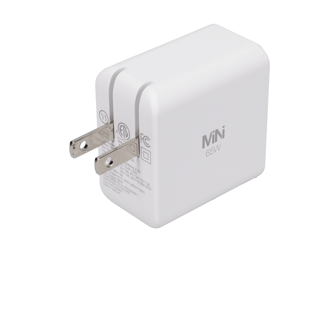 65W Dual-Port GaN PD Wall Charger (MiNi)