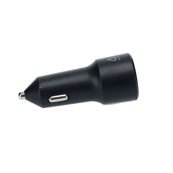 20W Dual Port Car Charger with 4ft Cable (USB-C to C)