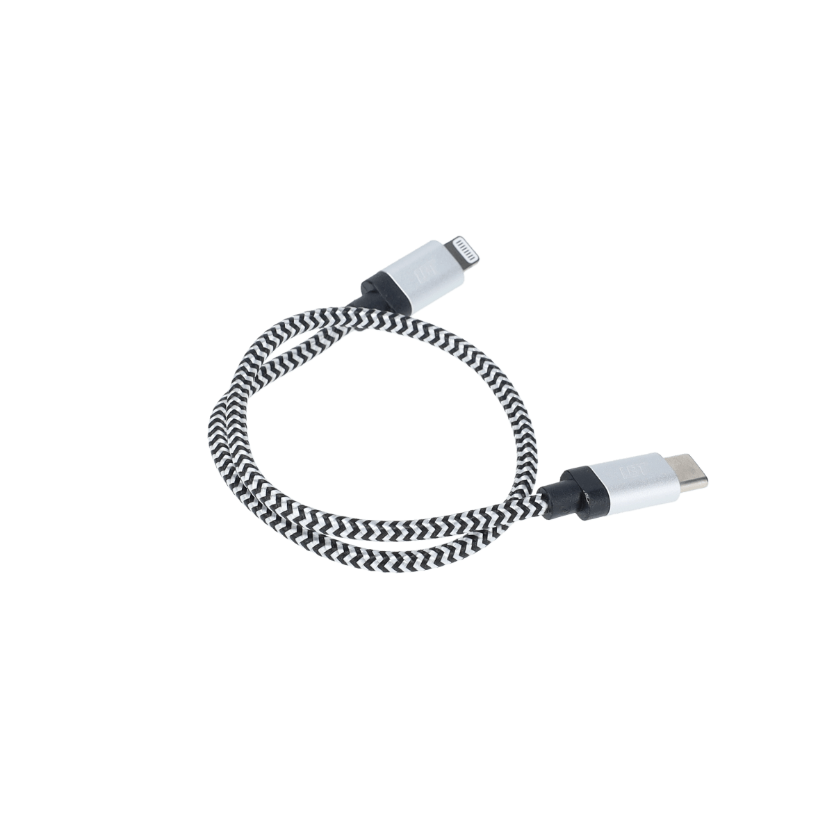 1 ft Braided Cable (USB-C to Lightning Cable)